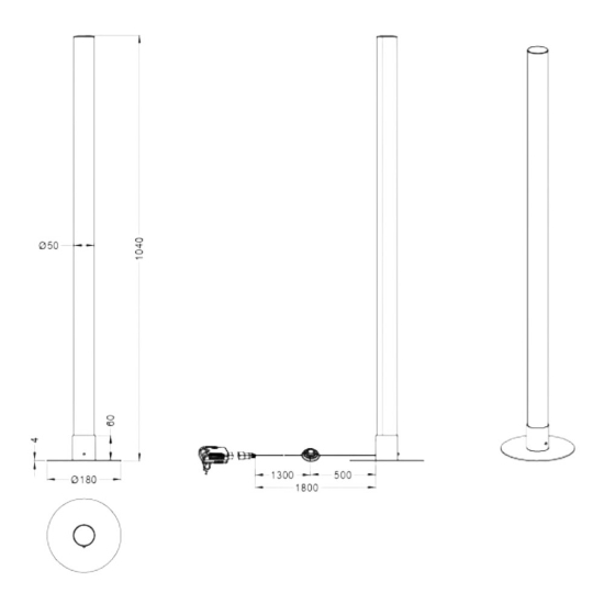Piantana da terra design moderno led rgbw dimmerabile