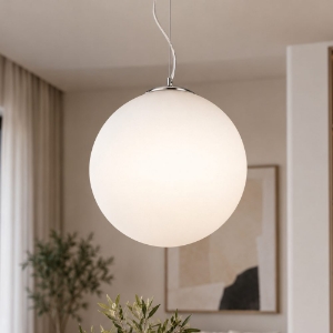 Perenz grape lampadario a sospensione moderno sfera vetro bianco