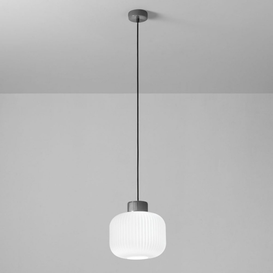 Perenz lucerna lampada moderna a sospensione per cucina vetro bianco