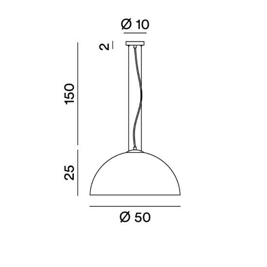 Perenz bell lampadario per cucina moderna cupola vetro bianco