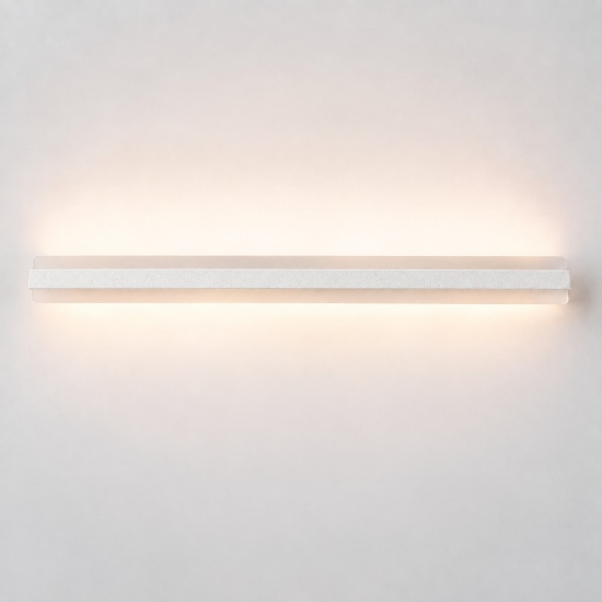 Applique da parete led 69w cct 3000k 4000k moderna bianca 106cm