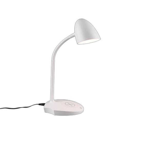 Lampada da scrivania led 4w 3000k bianca con ricarica induzione