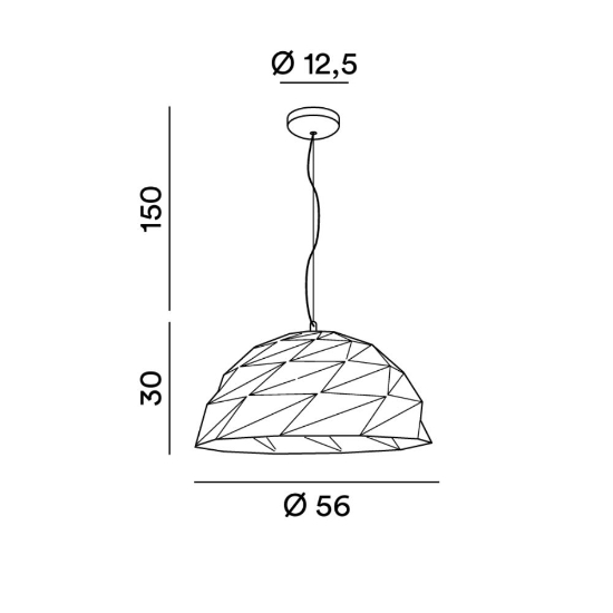 Perenz tilt lampadario per cucina moderna cupola nero e oro
