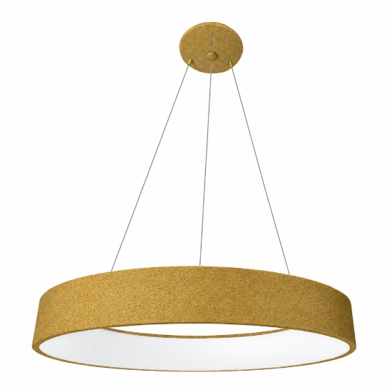 Lampadario 80 cm moderno oro anello led 96w cct 3000k 4000k per soggiorno