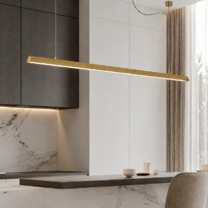 Lampadario a sospensione moderno oro opaco led 40w cct 3000k 6000k con telecomando