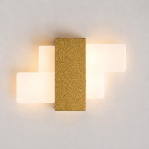 Applique da parete moderna per soggiorno oro opaco led 20w cct 3000k 4000k