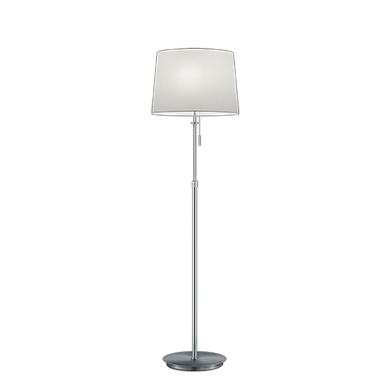 Piantana da terra cromo elegante per salotto
