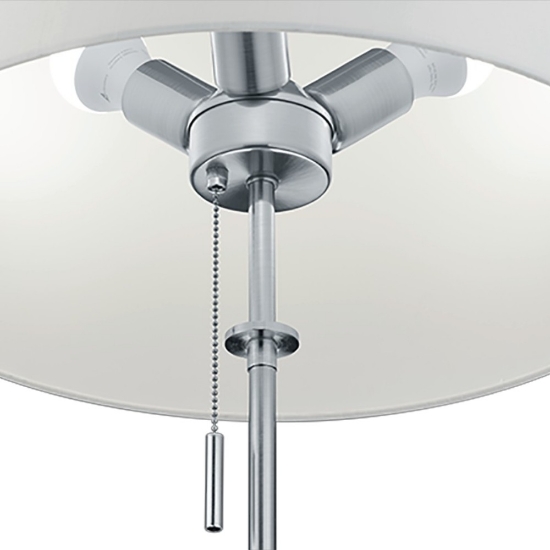 Piantana da terra cromo elegante per salotto