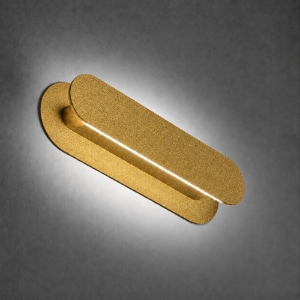 Applique da comodino moderna oro opaco led 12w cct 3000k 4000k per camera da letto