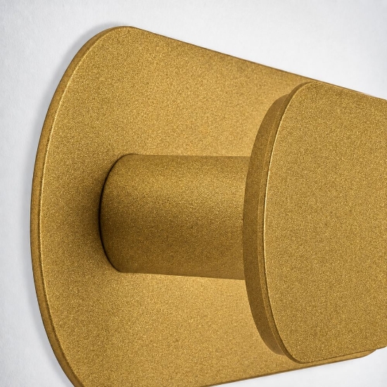 Applique da comodino moderna oro opaco led 12w cct 3000k 4000k per camera da letto