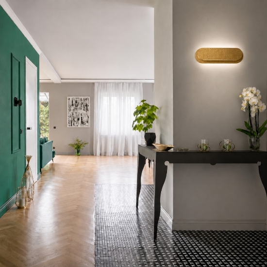 Applique da comodino moderna oro opaco led 12w cct 3000k 4000k per camera da letto