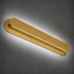 Applique da parete oro opaco led 28w cct 3000k 4000k dimmerabile