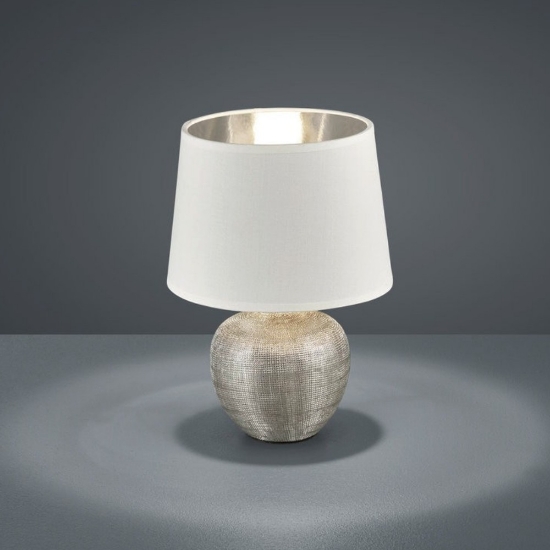 Lampada da tavolo per soggiorno argento