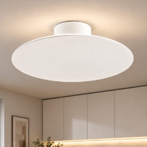 Perenz nebula plafoniera led 28w cct 3000k 4000k 6000k per cucina rotonda bianca dimmerabile