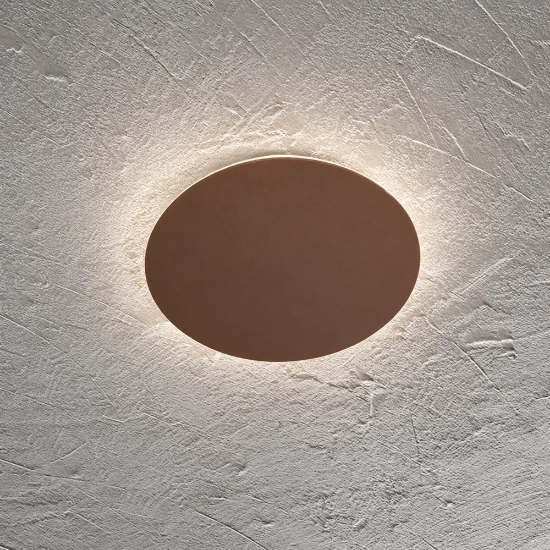 Perenz plafoniera nebula marrone rotonda da cucina led 38w cct 3000k 6000k dimmerabile