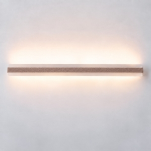 Applique led 69w cct 3000k 4000k 106cm moderna da parete oro rosato