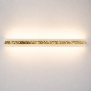 Applique led 69w cct 3000k 4000k grande moderna da parete foglia oro
