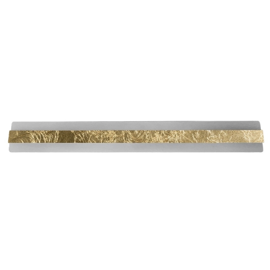 Applique led 69w cct 3000k 4000k grande moderna da parete foglia oro