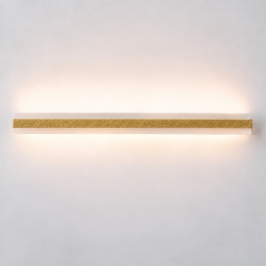 Applique da parete led 69w cct 3000k 4000k moderna oro opaco 106cm