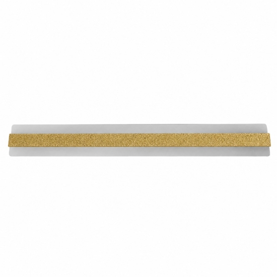 Applique da parete led 69w cct 3000k 4000k moderna oro opaco 106cm