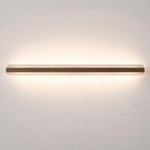 Applique led 69w cct 3000k 4000k moderna da parete grande ruggine 106cm