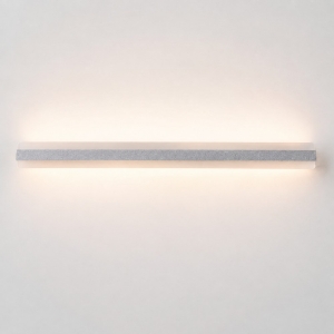 Applique da parete led 69w cct 3000k 4000k moderna grigio perla 106cm