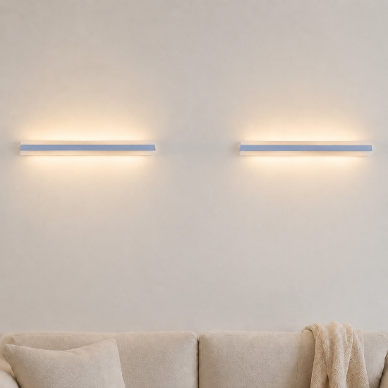 Applique led 69w cct 3000k 4000k da parete moderna carta da zucchero