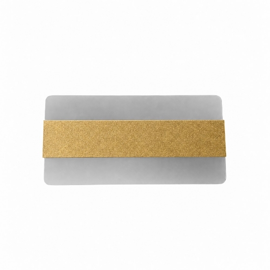 Applique moderna da parete oro opaco led 16w cct 3000k 4000k 25cm