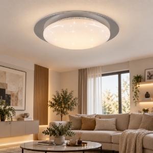 Plafoniera led 13w cct 2700k 5500k bianca con telecomando