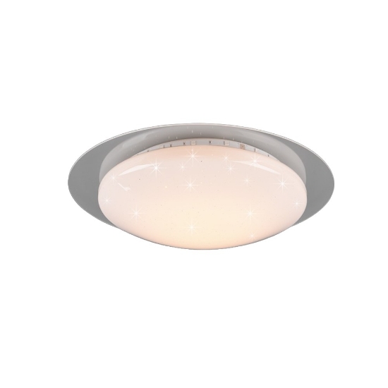 Plafoniera led 13w cct 2700k 5500k bianca con telecomando