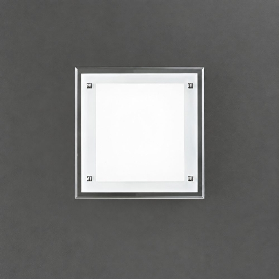 Perenz plain plafoniera led 30w cct 3000k 4000k per cucina moderna quadrata bianca