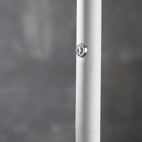 Piantana led 25w 3000k dimmerabile moderna bianca luce biemissione per ufficio