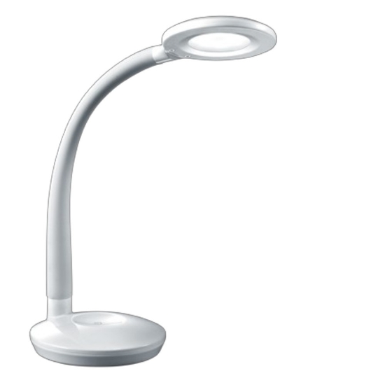 Lampada da tavolo led 3w 3000k orientabile bianca