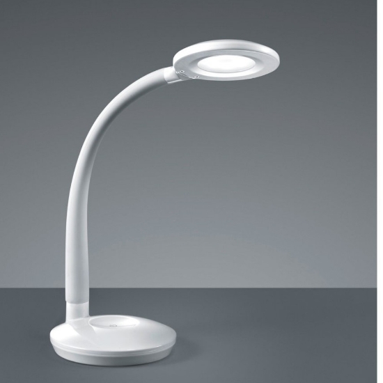 Lampada da tavolo led 3w 3000k orientabile bianca
