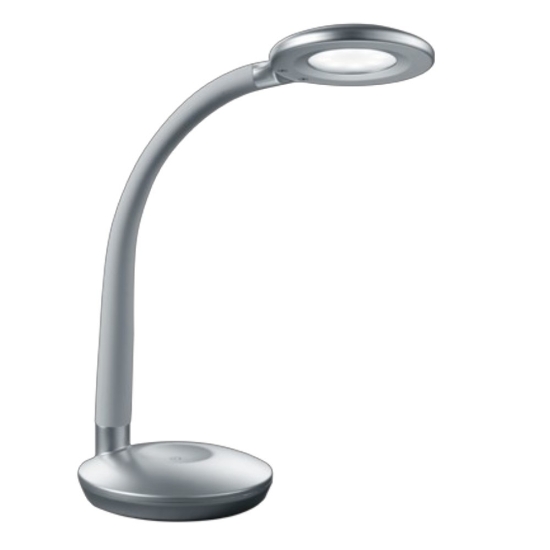 Lampada da scrivania led 3w 3000k orientabile titano