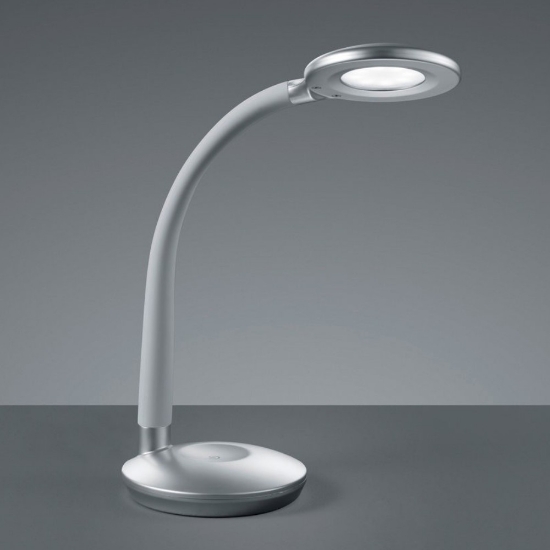 Lampada da scrivania led 3w 3000k orientabile titano