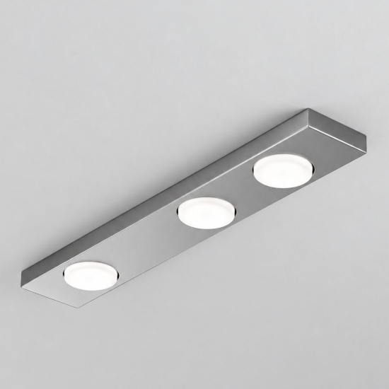 Plafoniera gx53 per cucina moderna lineare alluminio