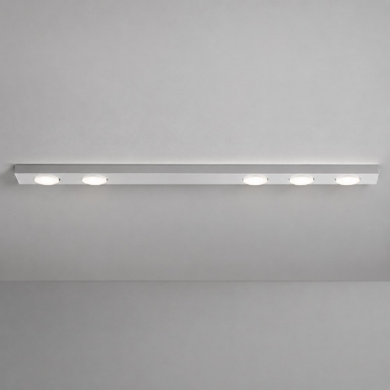 Perenz bottone plafoniera moderna per cucina 5 luci alluminio