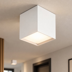 Perenz tric faretto led 10w 3000k per cucina moderna cubo bianco
