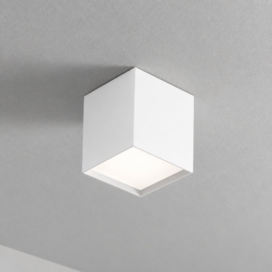 Perenz tric faretto led 10w 3000k per cucina moderna cubo bianco