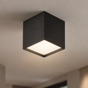 Perenz tric faretto cubo per cucina moderno nero led 10w 3000k