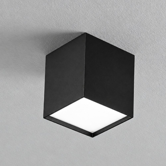 Perenz tric faretto cubo per cucina moderno nero led 10w 3000k
