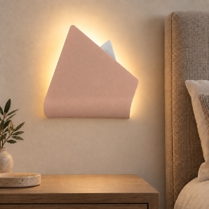 Applique da comodino moderna pesca led 12w cct 3000k 4000k 26cm
