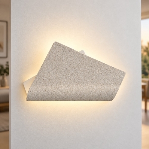 Applique led 20w cct 3000k 4000k moderna da parete effetto muro