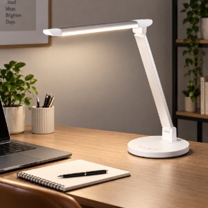 Lampada da tavolo hal orientabile bianca led 7w cct 3000k 4500k 6500k dimmerabile