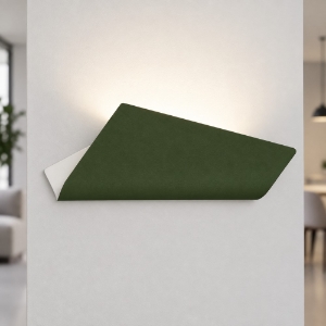 Applique led 28w cct 3000k 4000k da parete moderna verde oliva
