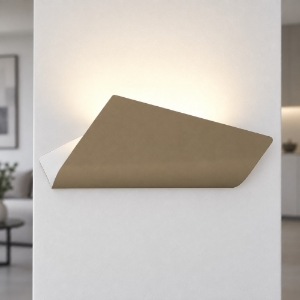 Applique moderna da parete sabbia bagnata led 28w cct 3000k 4000k 53cm