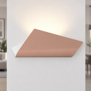 Applique da parete moderna pesca led 28w cct 3000k 4000k 53cm