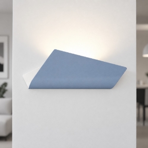 Applique led 28w cct 3000k 4000k da parete moderna carta da zucchero