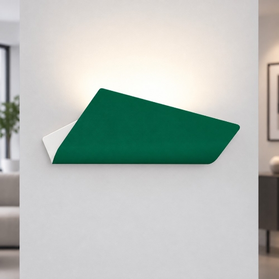 Applique da parete moderna verde bosco led 28w cct 3000k 4000k 53cm